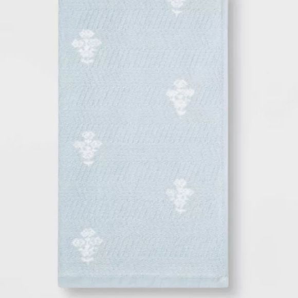 Signature Other - Threshold Flat Woven 2 Aqua Hand towels